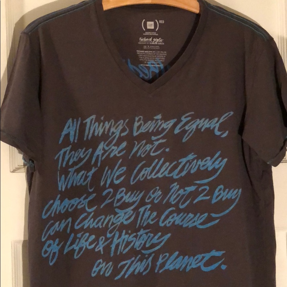 GAP Red Richard Giglio Shirt